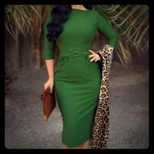 Pinup style wiggle dress